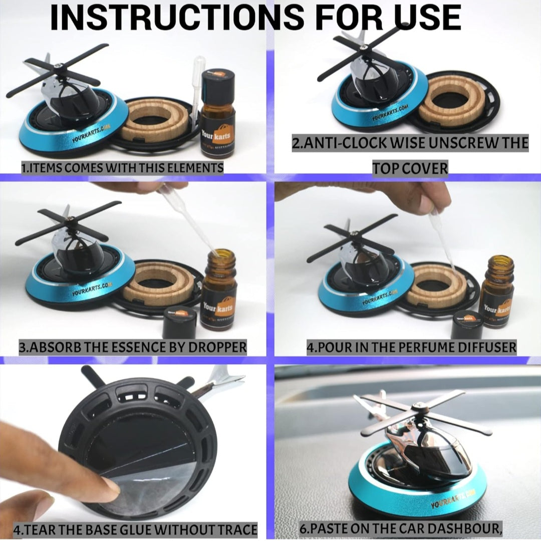 Solar Helicopter Air-freshner