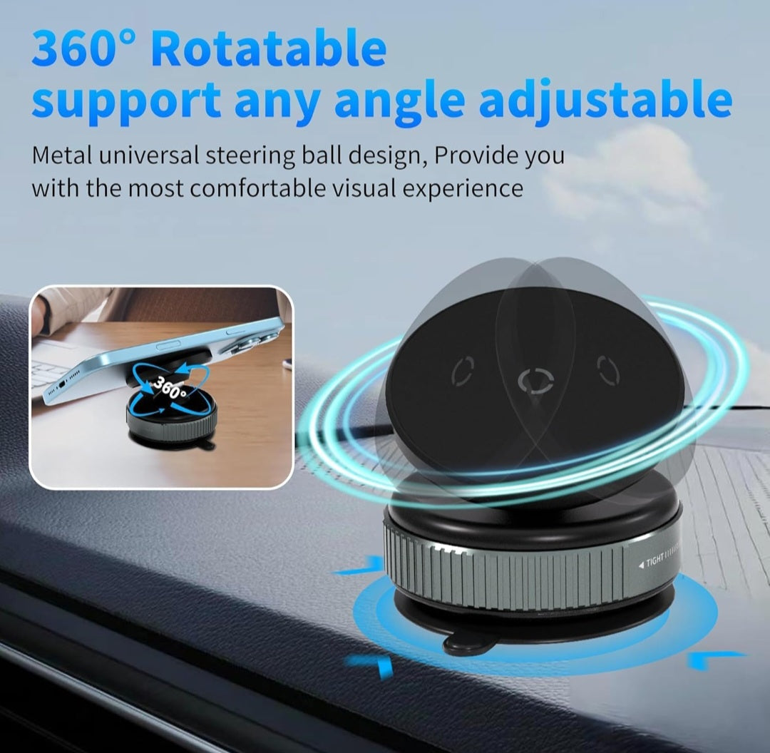 Vacuum Magnetic Phone Holder Stand