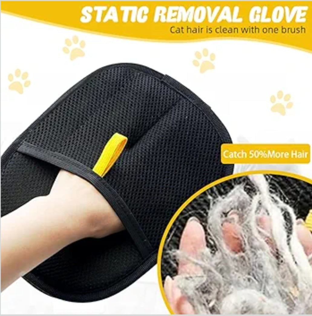 Etherixx Pet Hair Removal Gloves, Static Hair Catcher, Pet Hair Removal Mitt by Etherixx