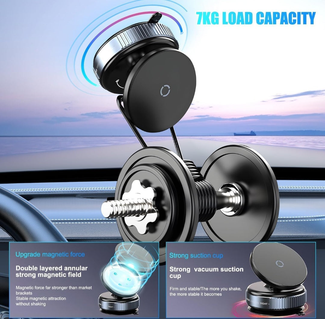 Vacuum Magnetic Phone Holder Stand
