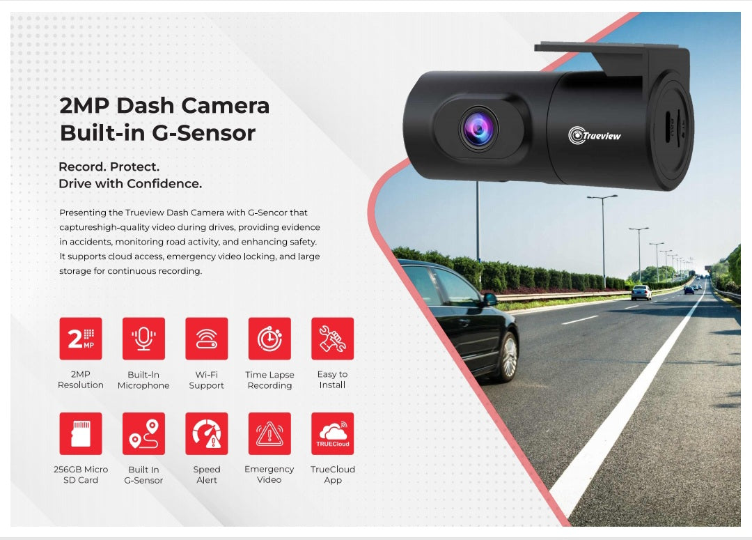 2MP Dash Camera, 1080P