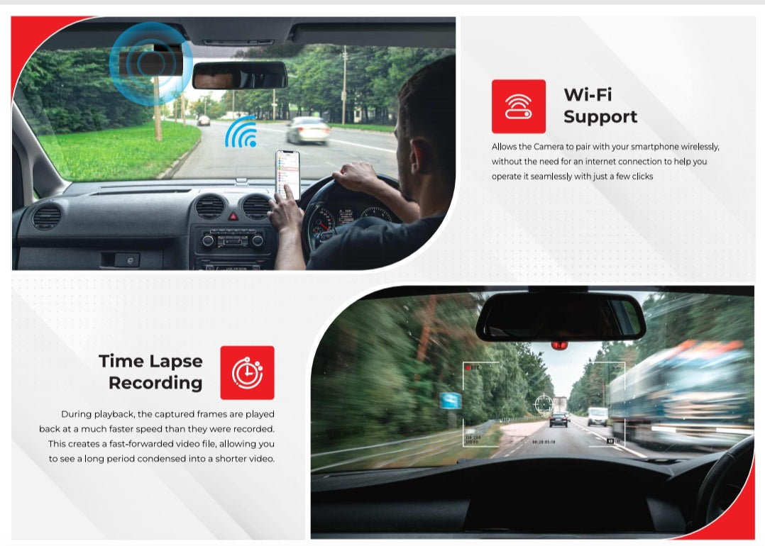 2MP Dash Camera, 1080P