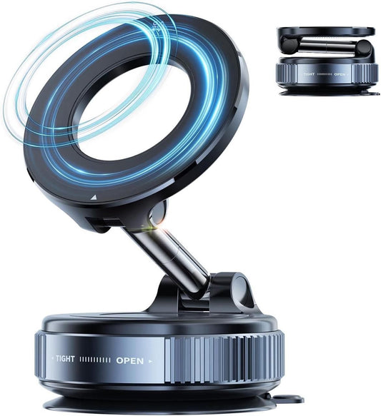 360° Vaccum Magnetic Phones Holder | Magnetic Car Phone Holder, Extended style