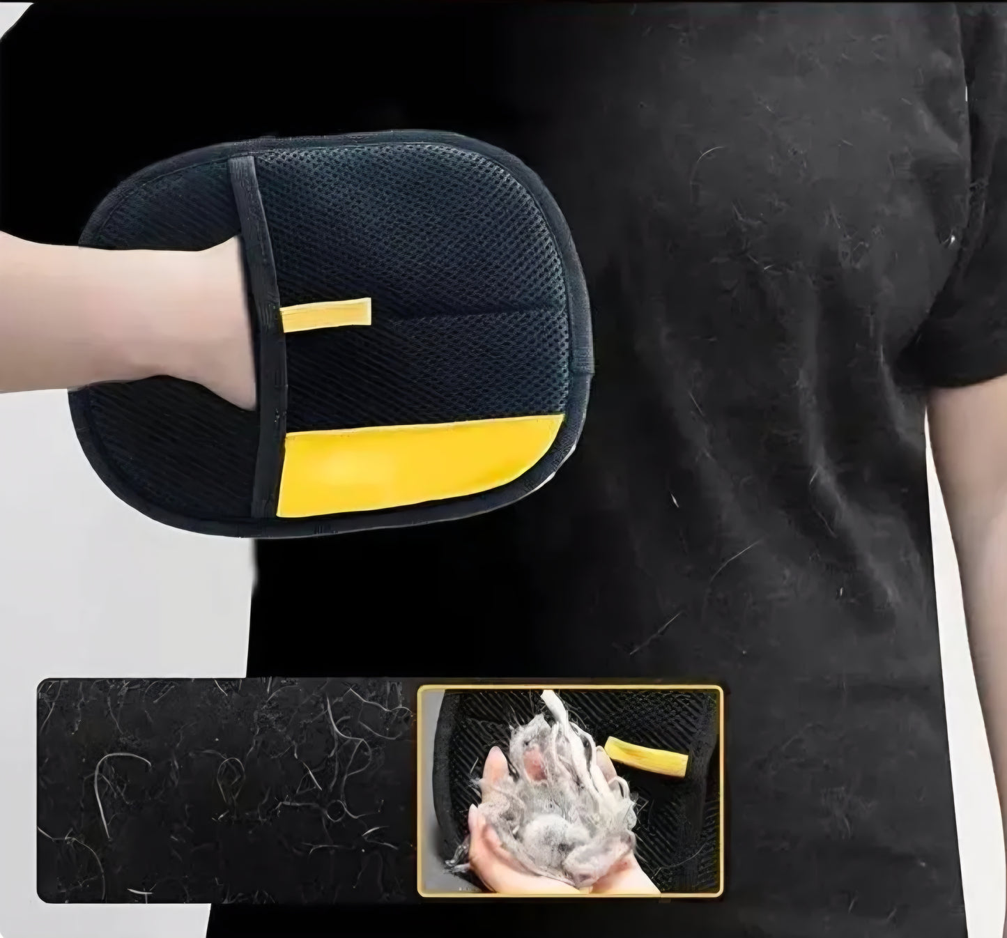 Etherixx Pet Hair Removal Gloves, Static Hair Catcher, Pet Hair Removal Mitt by Etherixx